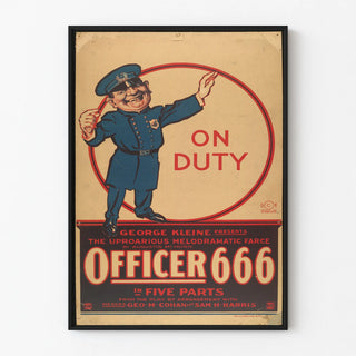 on-duty-george-kleine-presents-the-uproarious-melodramatic-farce-by-augustine-mchugh-officer-666-in-five-parts