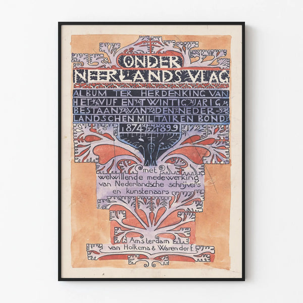Vintage minnesposter Onder Neerlands Vlag - Historisk väggdekoration