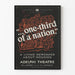 Vintageposter 'One Third of a Nation' - Väggdekoration Teater Amerikansk