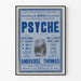 Operaposter Psyche - Partitur Ambroise Thomas