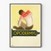 Vintage väggposter för inredning Opodermyl solbränna