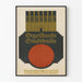 Dekorativ poster Orgeltimme Stadthalle Hannover vintage stil