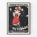 Vintageposter "Var leder de dem till violinen" väggdekoration