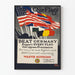 Vintage patriotisk poster mot prussifiering – Stöd för de allierade flaggorna