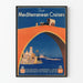 Vintageposter Our Mediterranean Cruises - Väggdekoration för resor i Medelhavet
