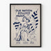 Vintageposter Our Nation Roused Again - Patriotisk väggdekoration