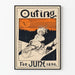 Vintageposter Outing Bicycle juni 1896