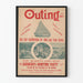 Vintageaffisch Outing 1895 Sport och Fritid
