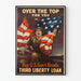 Vintage patriotisk affisch US tredje lån Liberty Bonds