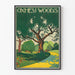 Dekorativ poster Oxhey Woods-stil vintage