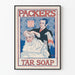 Vintageposter för Tar Soap för badrum och hårvård