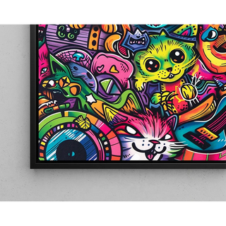 Tableau Pop Art - Jungle Féline | Reproduction Tableau Décoration murale affiche copie