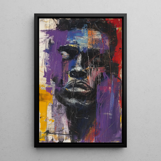 Tableau Street Art – Rage Chromatique
