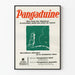 Vintage affisch Pangaduine - Retro hälsoväggdekoration