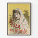 Vintageposter av Paola del Monte - Konstnärlig väggdekoration