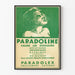 Vintageaffisch Paradoline - Reklamposter för väggdekoration i retrostil