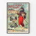 Vintageposter Paris-Plage Le Touquet väggdekoration