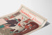 Vintageposter Philadelphia Sunday Press 1895 dekorativ