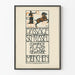 Vintage dekorativ poster Passage Schussel Kunstgewerbe München