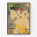 Vintageaffisch Passage Theater - Sensationell aprilprogrammering