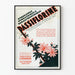 Vintageposter Passiflorine Väggdekoration Botanisk