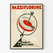 Vintageposter Passiflorine återställer balansen - grafisk väggdekoration
