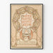 Art Nouveau-poster Pater Noster väggdekoration Artem Legrand