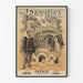 Vintageposter av Grand Opéra Patrie av Sardou, Gallet och Paladilhe
