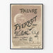 Vintageposter Pauvre Pierrot av Willette
