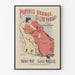 Vintageposter "Pauvres Hommes, Si L'on Voulait" - Retro väggdekoration
