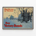 Vintageposter Pave the Way to Victory Köp Obligationer av Seger — inramlat konstverk på väggen