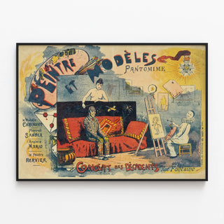 peintre-et-modeles-pantomime