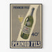 Vintageposter Pernod Fils 40° - retro väggdekoration för alkoholhaltig dryck