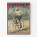Vintage Peugeot Cykelsport Poster Väggdekoration