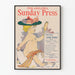 Vintageposter Philadelphia Sunday Press Special påsk