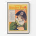 Vintageposter Philadelphia Sunday Press 1895 för väggdekoration