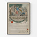 Gammal poster av Philocôme Aubril Seul Possesseur - Vintage väggdekoration