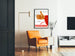 Vintageposter Phosoforme retro väggdekoration