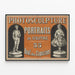 Vintageposter Photosculpture Porträtt i Skulptur 35 Boulevard des Capucines — inramlat konstverk på väggen