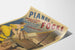 Vintageposter Pianos Focké guldmedalj Paris 1889