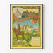 Vintageposter av Pierrefonds, Compiègne och Coucy slott
