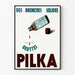 Vintage reklamposter Gouttes Pilka för starka luftvägar