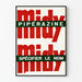 Vintageposter Midy Pipérazine Specificera namnet