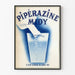 Vintageposter Piperazine Midy - Retro Väggdekoration Bubblande