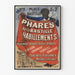 Vintageposter Place de la Bastille - Aux Phares de la Bastille, herr- och barnkläder