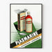 Vintageposter Plasmarine, Retro medicinsk väggdekoration