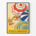 Vintageposter Playas de Andalucia väggdekoration strand
