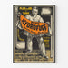 Vintageaffisch med vattenavvisande funktion, mer än tobaksjuice