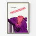 Vintageposter Pneumogéine 1951 för väggdekoration