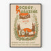 Vintage fickposter med jultomten